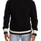 Dolce & Gabbana Elegant Monochrome Crew Neck Sweatshirt