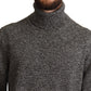 Dolce & Gabbana Elegant Gray Cashmere Turtleneck Sweater