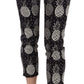 Dolce & Gabbana Chic Black Pineapple Print Skinny Capri Pants