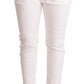 CYCLE Elegant Slim Fit White Skinny Pants