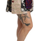 Dolce & Gabbana Floral Jacquard Asymmetrical Mini Skirt