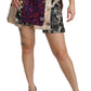 Dolce & Gabbana Floral Jacquard Asymmetrical Mini Skirt