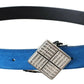 GF Ferre Elegant Royal Blue Leather Belt