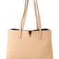 Versace Chic Nude Grainy Leather Tote