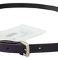 GF Ferre Elegant Violet Leather Fashion Belt