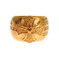 Nialaya Glamorous Gold-Plated Sterling Silver Ring