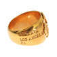 Nialaya Glamorous Gold-Plated Sterling Silver Ring