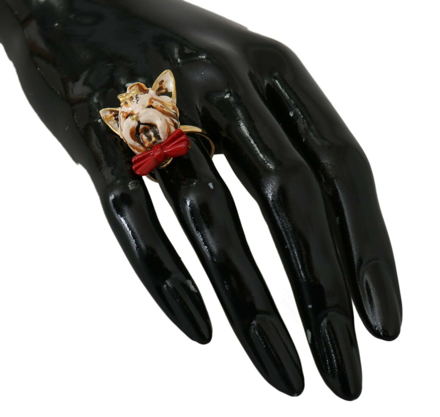 Dolce & Gabbana Elegant Canine Charm Women's Ring