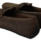 Dolce & Gabbana Elegant Brown Leather Loafers