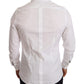 Dolce & Gabbana Elegant Slim Fit White Dress Shirt