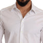 Dolce & Gabbana Elegant Slim Fit White Dress Shirt