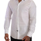 Dolce & Gabbana Elegant Slim Fit White Dress Shirt