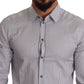 Dolce & Gabbana Elegant Slim Fit Striped Cotton Shirt