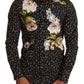 Dolce & Gabbana Elegant Floral Embroidered Dress Shirt