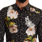 Dolce & Gabbana Elegant Floral Embroidered Dress Shirt