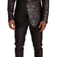 Dolce & Gabbana Exquisite Purple Brocade Three Piece Suit