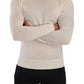 Dolce & Gabbana Ivory Cashmere-Silk Blend Turtleneck Sweater