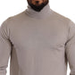 Dolce & Gabbana Elegant Light Blue Cashmere Turtleneck Sweater