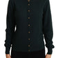 Dolce & Gabbana Elegant Cashmere Green Cardigan