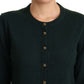 Dolce & Gabbana Elegant Cashmere Green Cardigan