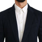 Dolce & Gabbana Elegant Slim Fit Dark Blue Men's Blazer