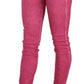 Dolce & Gabbana Chic Pink Mid Waist Skinny Pants