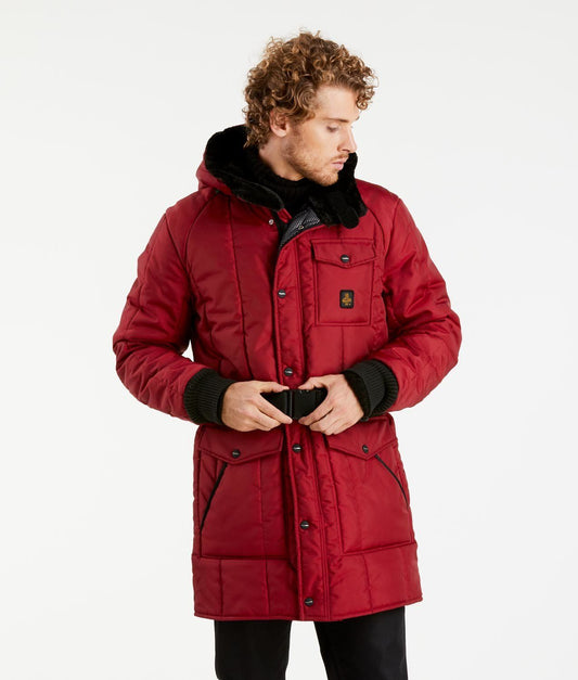 Refrigiwear Iconic Original Pink Parka for the Stylish Man