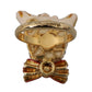 Dolce & Gabbana Elegant Canine-Inspired Gold Tone Ring