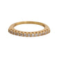 Nialaya Gleaming CZ Crystal Gold-Plated Ring