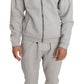 Billionaire Italian Couture Elegant Gray Italian Cotton Sweatsuit