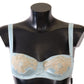 Dolce & Gabbana Elegant Silk Blend Balconette Bra in Light Blue