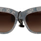 Dolce & Gabbana Elegant Sicilian Lace Designer Sunglasses