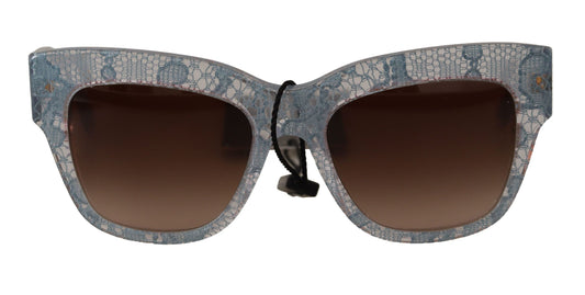 Dolce & Gabbana Elegant Sicilian Lace Designer Sunglasses