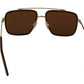 Dolce & Gabbana Elegant Gold-Black Gradient Men's Sunglasses