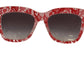 Dolce & Gabbana Sicilian Lace-Inspired Red Sunglasses