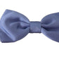 Dolce & Gabbana Elegant Purple Silk Bow Tie