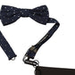 Dolce & Gabbana Elegant Silk Bow Tie in Dark Blue