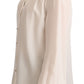 Dolce & Gabbana Elegant Silk Top in Off White