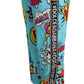 Dolce & Gabbana Chic Cartoon Print Knitted Jogger Pants