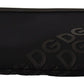 Dolce & Gabbana Sleek Black Monogram Neoprene Fanny Pack