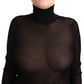 Dolce & Gabbana Elegant Black Turtleneck Sweater