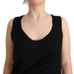 Roberto Cavalli Elegant Black Sheath Stretch Dress