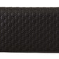 Gucci Elegant Black Leather Zip-Around Wallet