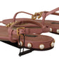 Dolce & Gabbana Elegant Pink Leather Ankle Strap Sandals