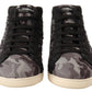 Dolce & Gabbana Elegant Gray High Top Sneakers