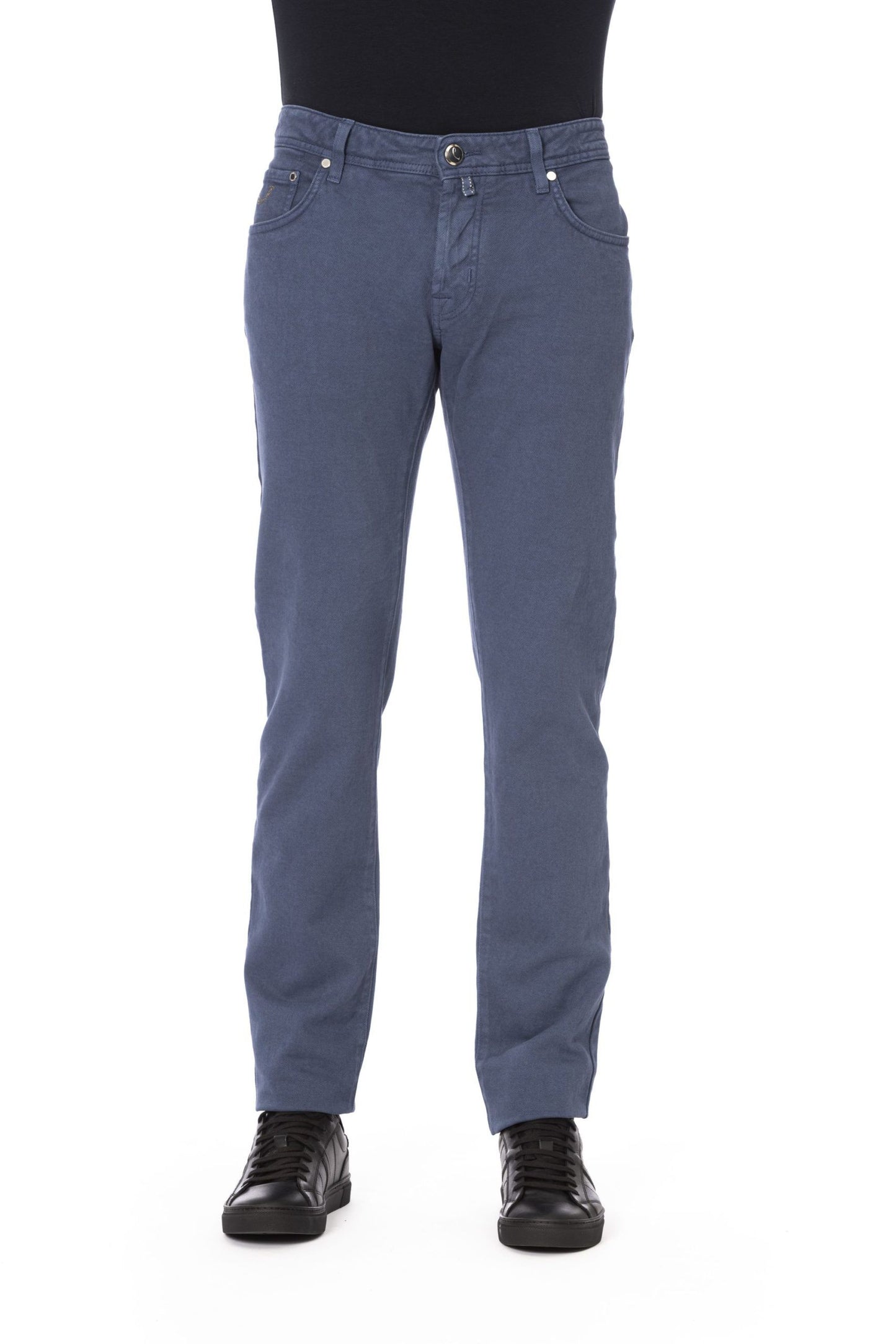 Jacob Cohen Blue Cotton Men Jeans