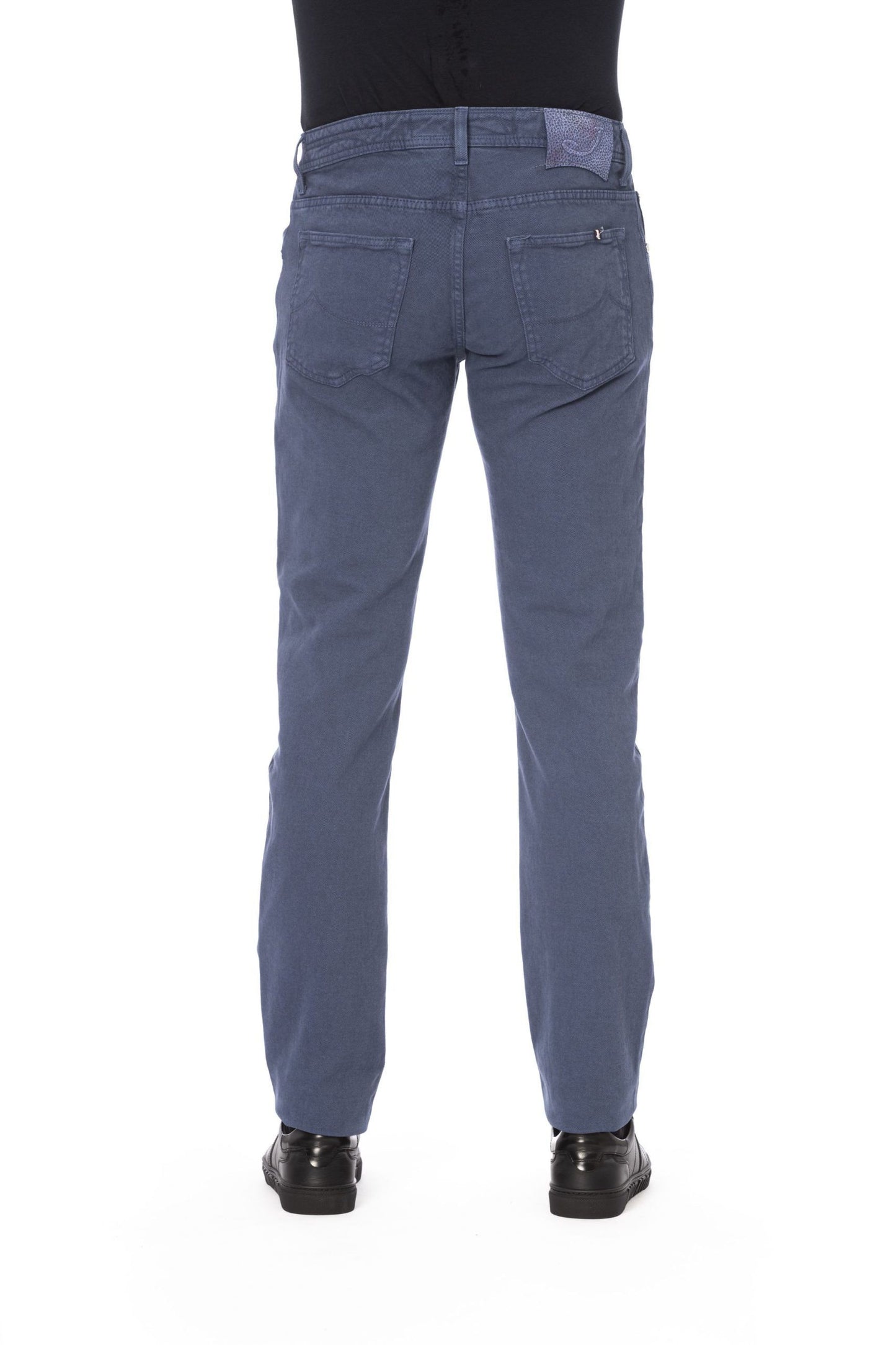 Jacob Cohen Blue Cotton Men Jeans