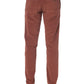 Jacob Cohen Burgundy Cotton Men Jeans