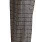 Dolce & Gabbana Elegant High Waist Straight Trousers In Grey