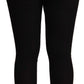 Dolce & Gabbana Black High Waist Cashmere Tights Pants